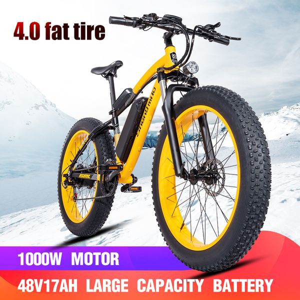 electric bike 1000w electric fat bike beach cruiser bicycle 48v17ah lithium battery ebike mountain, Silver;blue
electric bike 1000w electric fat bike beach cruiser bicycle 48v17ah lithium battery ebike mountain, Silver;blue
