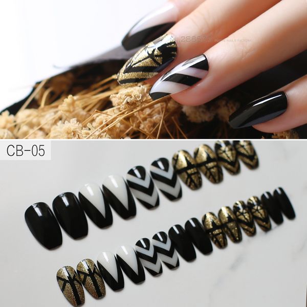 art deco design coffin nail 24pcs full sets fake nails black gold glitter medium natural color red matte ballet press on easy, Red;gold
art deco design coffin nail 24pcs full sets fake nails black gold glitter medium natural color red matte ballet press on easy, Red;gold