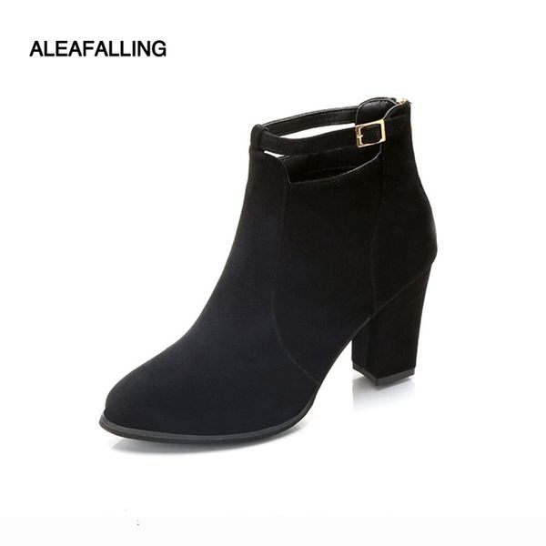 aleafalling exquisite fashion boots 8.5cm heel woman ankle shoes traditional pattern pointed toe party boots plus size 34-43, Black
aleafalling exquisite fashion boots 8.5cm heel woman ankle shoes traditional pattern pointed toe party boots plus size 34-43, Black