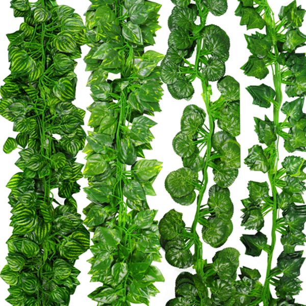 do dropshipping 12pcs/lot 2m fake creeper green leaf artificial ivy leaf garland plants vine fake foliage flowers plastic plants
do dropshipping 12pcs/lot 2m fake creeper green leaf artificial ivy leaf garland plants vine fake foliage flowers plastic plants