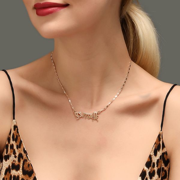 angel name pendant necklace charm gold color old english letter honey princess necklace for mom lovers jewelry gift collier, Silver
angel name pendant necklace charm gold color old english letter honey princess necklace for mom lovers jewelry gift collier, Silver