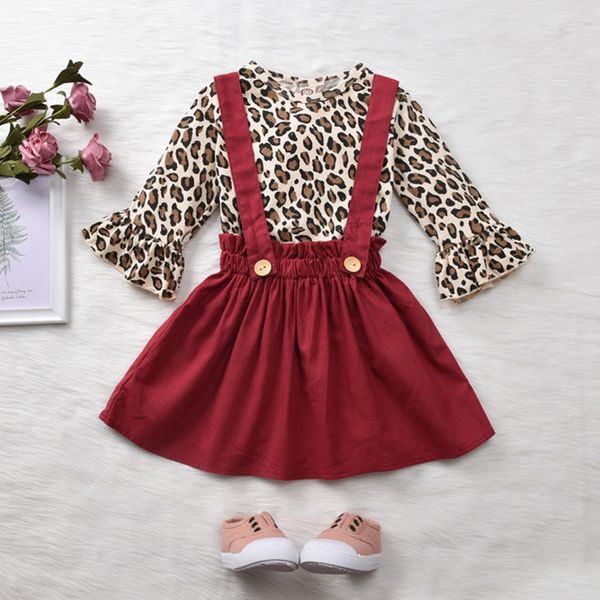 toddler baby girl clothes flare sleeve leopard t-shirt +suspender skirts outfits kids toddler girl clothes dresses winter, White
toddler baby girl clothes flare sleeve leopard t-shirt +suspender skirts outfits kids toddler girl clothes dresses winter, White