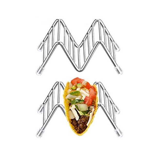 tenske 1pc wave shape stainless steel taco holder display holders kitchen food rack shell pie tools 34
tenske 1pc wave shape stainless steel taco holder display holders kitchen food rack shell pie tools 34