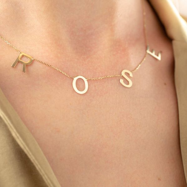 customized pendant nameplate fashion stainless steel name necklace personalized letter gold choker necklaces girl gift wholesale, Silver
customized pendant nameplate fashion stainless steel name necklace personalized letter gold choker necklaces girl gift wholesale, Silver