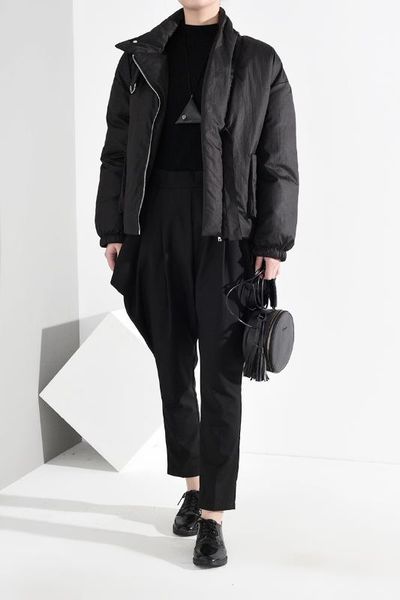 women's down & parkas black pocket big size short cotton-padded coat long sleeve loose fit women fashion autumn winter 2021
women's down & parkas black pocket big size short cotton-padded coat long sleeve loose fit women fashion autumn winter 2021