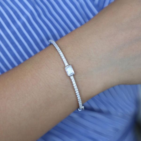 zakol white baguette cubic zirconia crystal bracelet for elegant women lady fashion cz jewelry lover gift fsbp2213, Black
zakol white baguette cubic zirconia crystal bracelet for elegant women lady fashion cz jewelry lover gift fsbp2213, Black