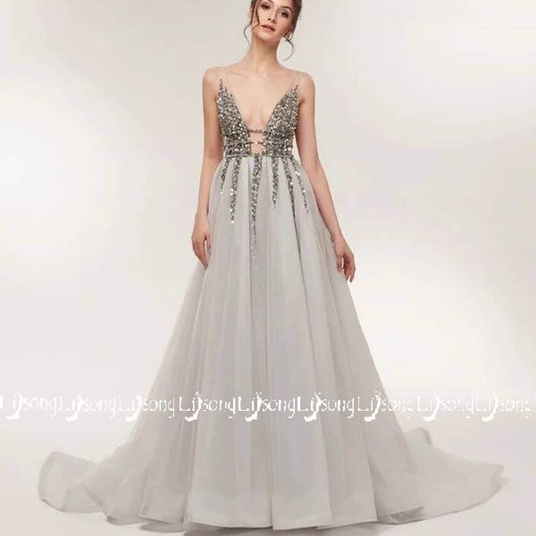 beaded a-line prom dress silver women party wear evening dresses vestido de festa classical maxi gowns custom made multi layers formal gown, Black
beaded a-line prom dress silver women party wear evening dresses vestido de festa classical maxi gowns custom made multi layers formal gown, Black