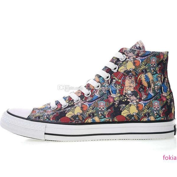 2019 new one piece x all stars 100 hi 10s high vulcanized board casual canvas shoes black white men women sneaker
2019 new one piece x all stars 100 hi 10s high vulcanized board casual canvas shoes black white men women sneaker