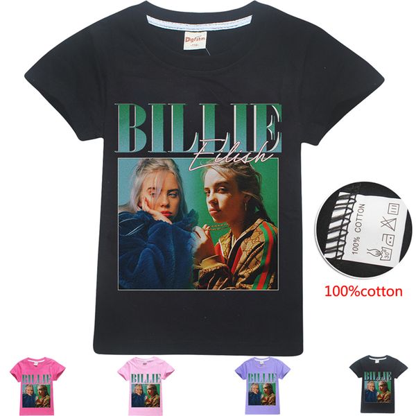 billie eilish girls tee shirts 4 colors 6-14t kids girls billie eilish printed 100% cotton t shirts tees kids designer clothes ss245, Blue
billie eilish girls tee shirts 4 colors 6-14t kids girls billie eilish printed 100% cotton t shirts tees kids designer clothes ss245, Blue