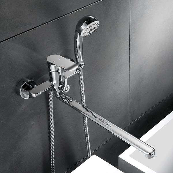 shower set bath faucet 2 functions bathroom faucet wall mounted cold and tub mix tap chrome white painting 35cm long nose
shower set bath faucet 2 functions bathroom faucet wall mounted cold and tub mix tap chrome white painting 35cm long nose