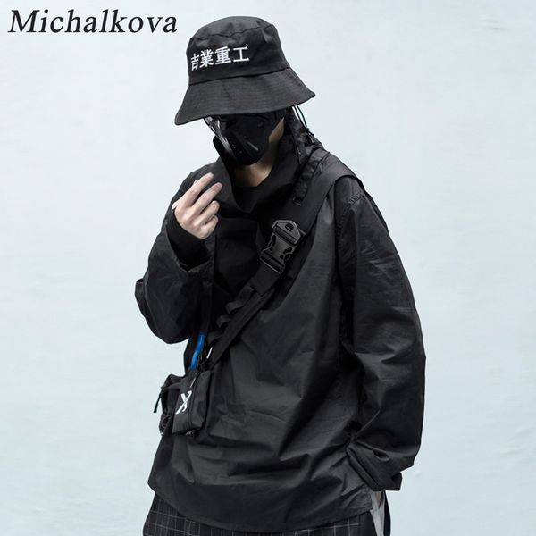 men's hoodies & sweatshirts michalkova japanese mechanical streetwear man hip hop embroideried pullover patchwork techwear punk thin, Black
men's hoodies & sweatshirts michalkova japanese mechanical streetwear man hip hop embroideried pullover patchwork techwear punk thin, Black