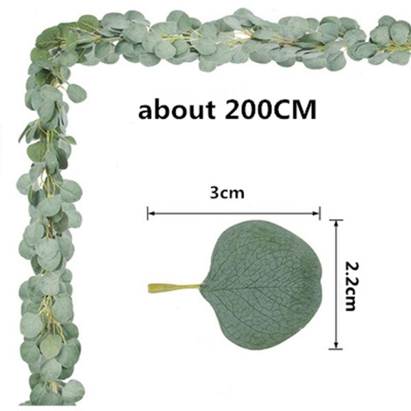 200 cm romantic artificial plant artificial ins rattan simulated eucalyptus 2m home decor greenery livingroom festive
200 cm romantic artificial plant artificial ins rattan simulated eucalyptus 2m home decor greenery livingroom festive