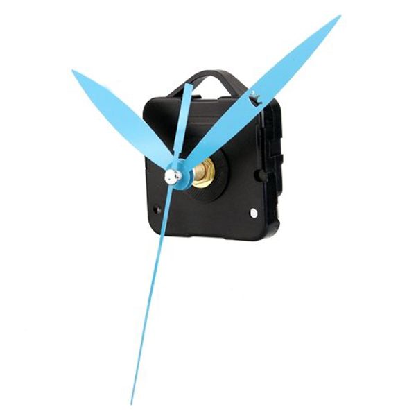 ycys-quartz clock movement mechanism blue hands diy repair parts kit