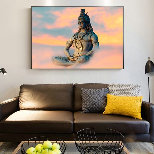 shiva lord wall art posters and prints hindu gods portrait canvas painting religious hinduism wall picture for living room decor
shiva lord wall art posters and prints hindu gods portrait canvas painting religious hinduism wall picture for living room decor