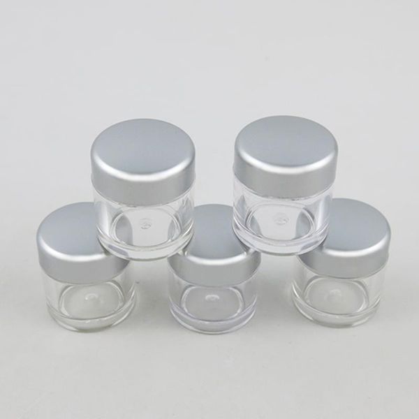360 x 5g travel plastic as cream box cosmetic packaging box empty jars pot eye shadow makeup face cream containers sliver cap
360 x 5g travel plastic as cream box cosmetic packaging box empty jars pot eye shadow makeup face cream containers sliver cap