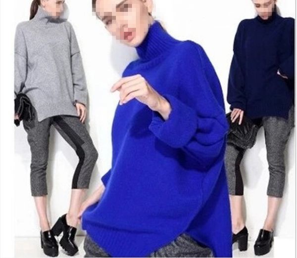 new high-collar cashmere sweaters winter wool women warm solid sweaters casual full sleeve turtleneck loose thick pullovers, White;black
new high-collar cashmere sweaters winter wool women warm solid sweaters casual full sleeve turtleneck loose thick pullovers, White;black