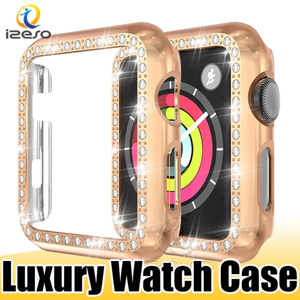 designer rhinestone electroplated watch bumper for apple iwatch series 5 4 3 2 hard frame for 44mm 40mm 42mm 38mm with retail packaging
designer rhinestone electroplated watch bumper for apple iwatch series 5 4 3 2 hard frame for 44mm 40mm 42mm 38mm with retail packaging