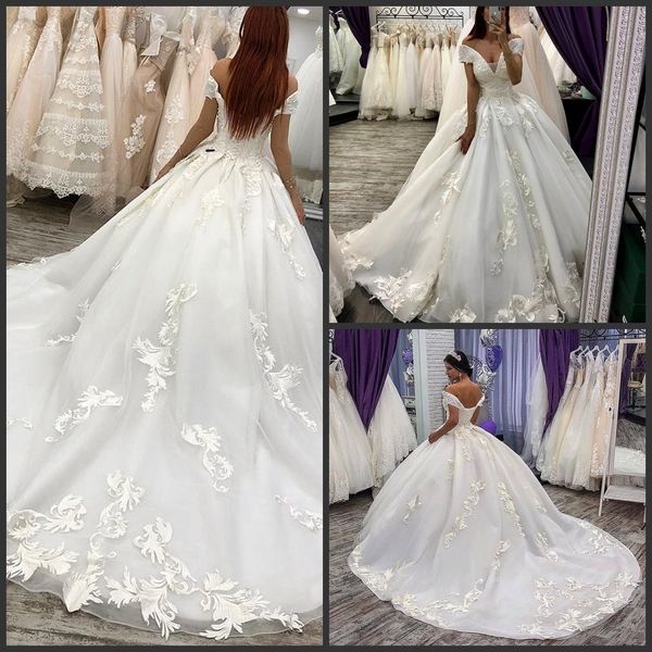 2019 new white organza summer ball gown wedding dresses long train lace applique plus size off shoulder wedding dress bridal gowns
2019 new white organza summer ball gown wedding dresses long train lace applique plus size off shoulder wedding dress bridal gowns