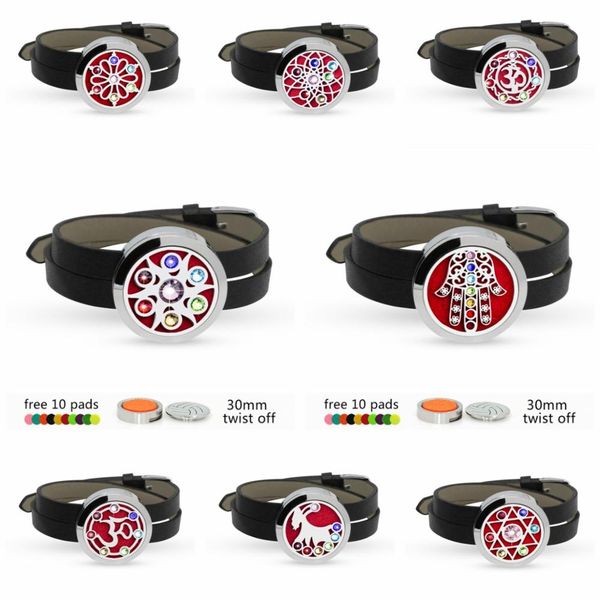 chakra yoga 30mm diffuser bracelet 316l stainless steel essential oil perfume bracelet pu leather 10pcs pads gift, Golden;silver
chakra yoga 30mm diffuser bracelet 316l stainless steel essential oil perfume bracelet pu leather 10pcs pads gift, Golden;silver
