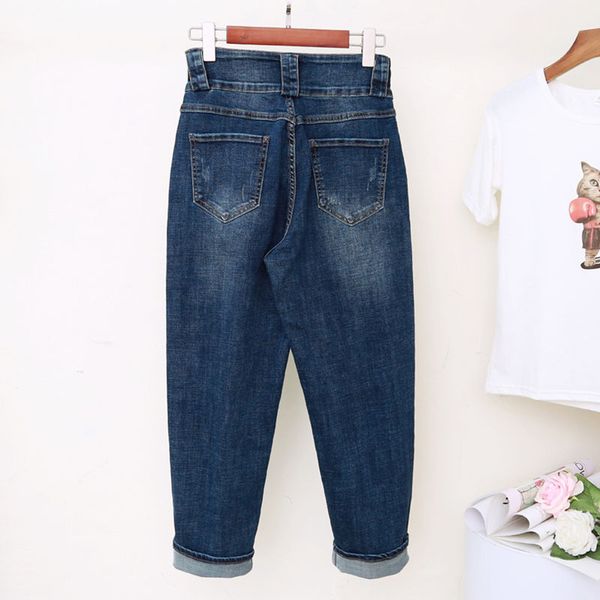 plus size boyfriend jeans for women 200 pounds loose harem pants long denim trousers women casual ladies high waist jeans c5330, Blue
plus size boyfriend jeans for women 200 pounds loose harem pants long denim trousers women casual ladies high waist jeans c5330, Blue