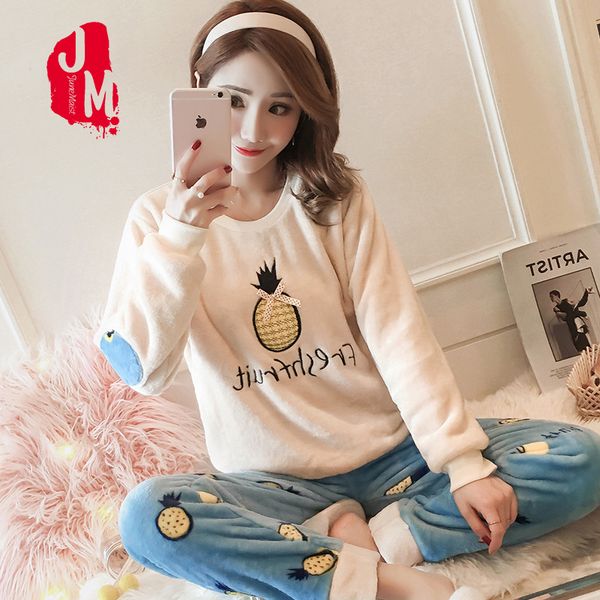 sleepwear plus size flannel pijamas women coral fleece pajamas for women long sleeve pyjamas set flannel o-neck l xl xxl, Black;red
sleepwear plus size flannel pijamas women coral fleece pajamas for women long sleeve pyjamas set flannel o-neck l xl xxl, Black;red