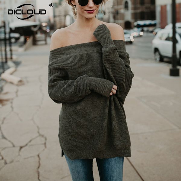off shoulder sweater women autumn winter pullovers casual sweaters batwing sleeve pull femme fashion loose jumpers female, Black;gray
off shoulder sweater women autumn winter pullovers casual sweaters batwing sleeve pull femme fashion loose jumpers female, Black;gray