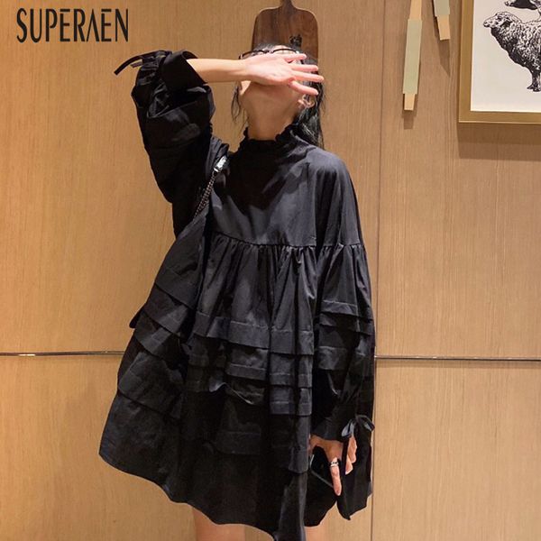 superaen sweet puff sleeve women dress new 2019 autumn cotton casual ladies dress long sleeve fashion women clothing, Black;gray
superaen sweet puff sleeve women dress new 2019 autumn cotton casual ladies dress long sleeve fashion women clothing, Black;gray