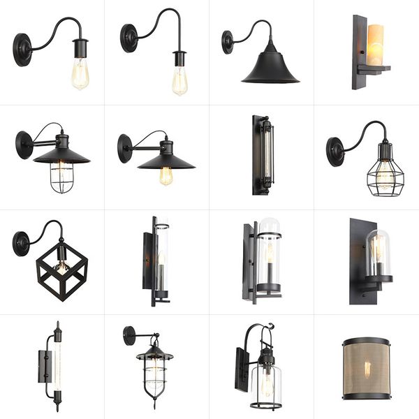 american retro holder socket metal loft rustic wall lamp industrial style living room bedroom study bar wall fitting lighting
american retro holder socket metal loft rustic wall lamp industrial style living room bedroom study bar wall fitting lighting