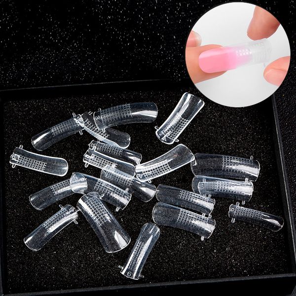 t-tiao club poly gel nail polish building mold tips 20/50/100pcs nail dual forms finger extension art uv builder tool, Red;gold
t-tiao club poly gel nail polish building mold tips 20/50/100pcs nail dual forms finger extension art uv builder tool, Red;gold