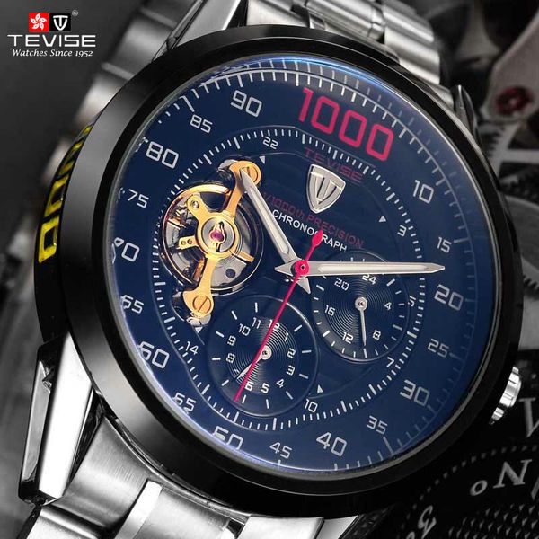 tevise men mechanical watch 2019 new luxury tourbillon automatic watches waterproof skeleton wrist watch relogio masculino 2019 t200311, Slivery;brown
tevise men mechanical watch 2019 new luxury tourbillon automatic watches waterproof skeleton wrist watch relogio masculino 2019 t200311, Slivery;brown