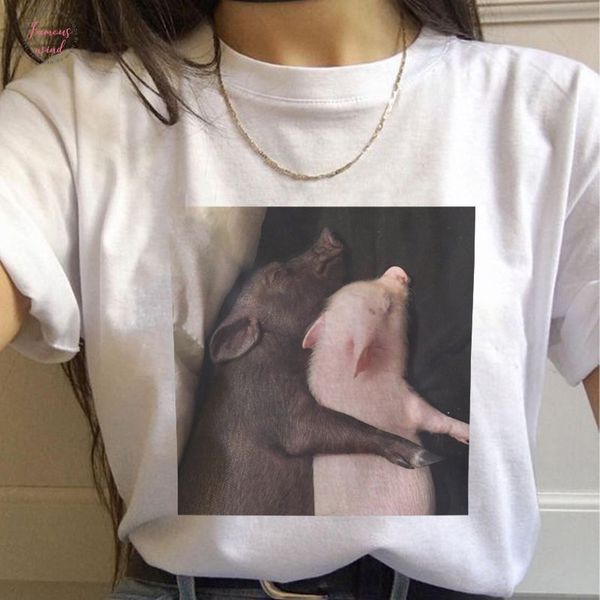 2020 novelty harajuku kawaii tshirt cute little fragrant pig print short sleeve amp; tees fashion casual t shirt women clothes, White
2020 novelty harajuku kawaii tshirt cute little fragrant pig print short sleeve amp; tees fashion casual t shirt women clothes, White