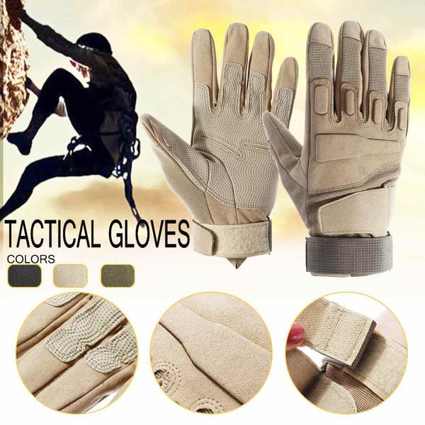 outdoor sports hiking cycling tactical gloves army combat climbing shooting paintball full finger gloves, Black
outdoor sports hiking cycling tactical gloves army combat climbing shooting paintball full finger gloves, Black