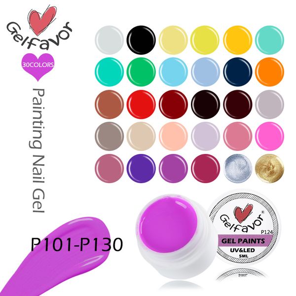 gelfavor 5ml nail art gel lacquer uv led colorful painting gel nail polish semi permanent varnishes need base coat manicure
gelfavor 5ml nail art gel lacquer uv led colorful painting gel nail polish semi permanent varnishes need base coat manicure