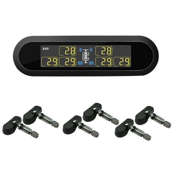 new t650 solar wireless tire pressure monitoring system 6wheels digital tyre pressure monitoring for bus rv truck internal
new t650 solar wireless tire pressure monitoring system 6wheels digital tyre pressure monitoring for bus rv truck internal