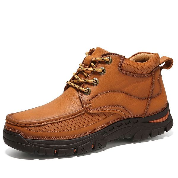 brand men boots100% genuine leather men winter high snow boots cow leather warm ankle boots, Black
brand men boots100% genuine leather men winter high snow boots cow leather warm ankle boots, Black