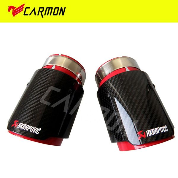 1pcs universal akrapovic carbon fiber red coated car exhaust pipe tail pipe tip carbon fiber muffler tip
1pcs universal akrapovic carbon fiber red coated car exhaust pipe tail pipe tip carbon fiber muffler tip