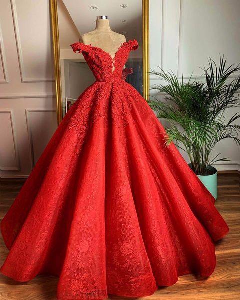 sparkly red lace appliqued a-line prom dess luxury off shoulder quinceanera evening gown vintage long formal patry gown, Black;red
sparkly red lace appliqued a-line prom dess luxury off shoulder quinceanera evening gown vintage long formal patry gown, Black;red
