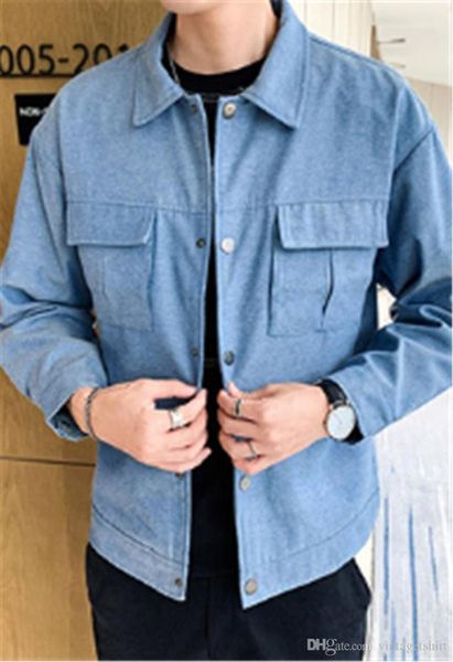 straight designer mens canvas jackets fashion long sleeve mens denim blazers with pockets v neck slim, Black
straight designer mens canvas jackets fashion long sleeve mens denim blazers with pockets v neck slim, Black