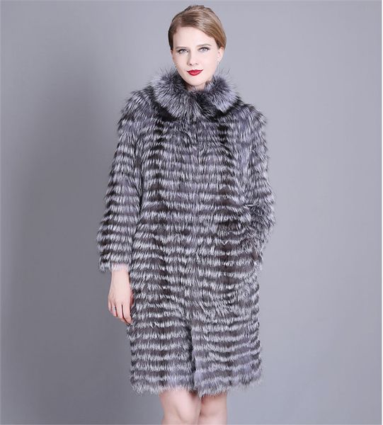 designer gorgeous fox fur medium length fur women's coat qy-009, Black
designer gorgeous fox fur medium length fur women's coat qy-009, Black