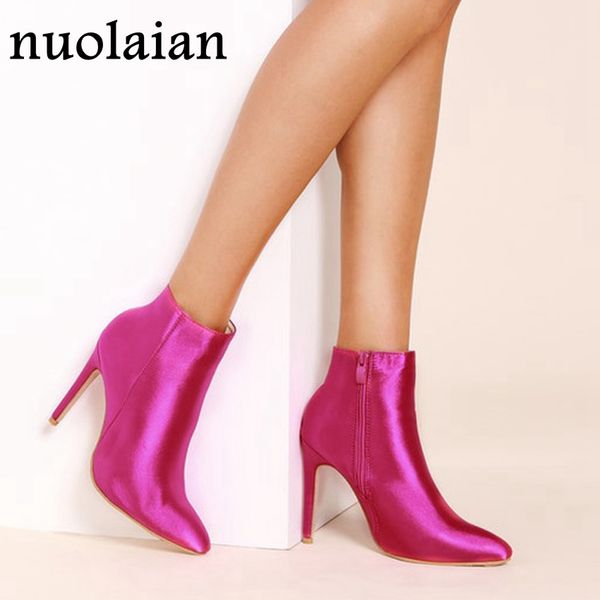10cm high heel boots women silk ankle boots woman high heels boot ladies winter shoes faux fur snow shoe platform motorcrcle, Black
10cm high heel boots women silk ankle boots woman high heels boot ladies winter shoes faux fur snow shoe platform motorcrcle, Black
