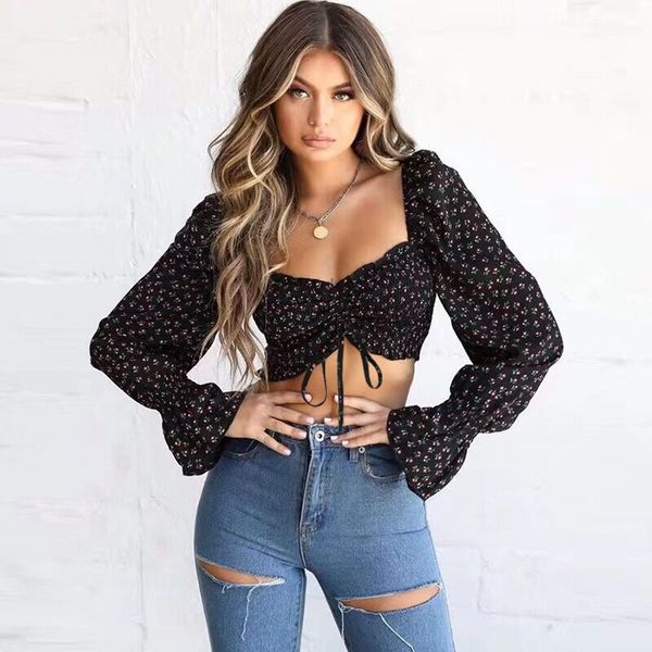 summer women blouse fashion long sleeve party club tie front crop black white red print boho beach short shirt women
summer women blouse fashion long sleeve party club tie front crop black white red print boho beach short shirt women