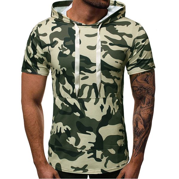 Mens Camouflage Hooded Zipper Tshirt Panelled Short Sleeve Mens Designer Tops Teenager Fashion SportsTees
Mens Camouflage Hooded Zipper Tshirt Panelled Short Sleeve Mens Designer Tops Teenager Fashion SportsTees