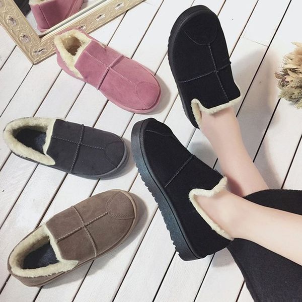women's slip-on flat plush insole snow boots ankle bare snow boots warm fur plush insole shoes casual short tube booties, Black
women's slip-on flat plush insole snow boots ankle bare snow boots warm fur plush insole shoes casual short tube booties, Black