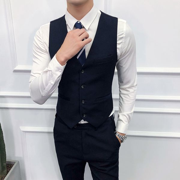 custom made black slim design suit vest men business casual mens vest single-breasted waistcoat men vests, Black;white
custom made black slim design suit vest men business casual mens vest single-breasted waistcoat men vests, Black;white