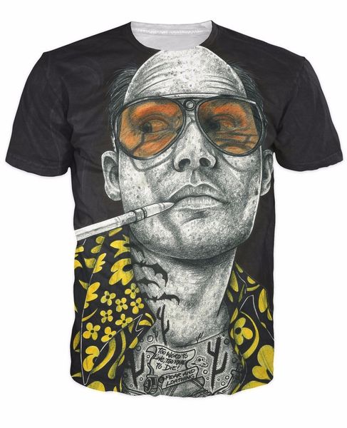 Inked Fear And Loathing T-Shirt Tattooed Johnny Depp Raoul Duke Fear and Loathing 3d Printed T Shirt Women Men Top Tees Outfits
Inked Fear And Loathing T-Shirt Tattooed Johnny Depp Raoul Duke Fear and Loathing 3d Printed T Shirt Women Men Top Tees Outfits