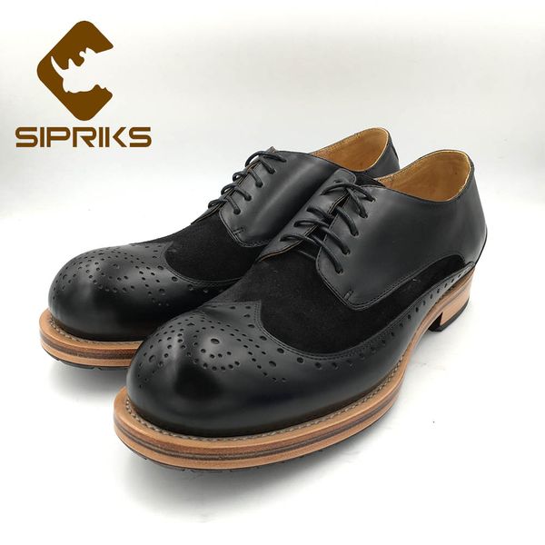 sipriks new style mens goodyear welted shoes round toe wingtip shoes black suede business office suit social big size 45
sipriks new style mens goodyear welted shoes round toe wingtip shoes black suede business office suit social big size 45