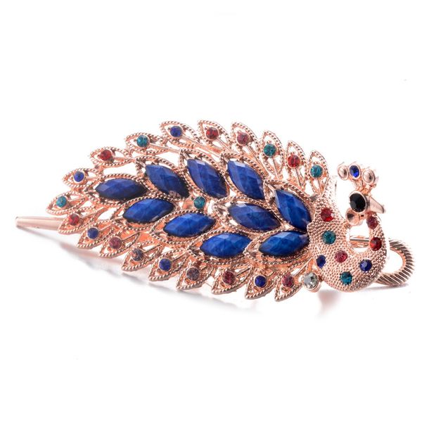 vivid peacock hair clip women brand hair jewelry retro resin crystal ornaments for trendy hairpin wedding accessories, Golden;white
vivid peacock hair clip women brand hair jewelry retro resin crystal ornaments for trendy hairpin wedding accessories, Golden;white