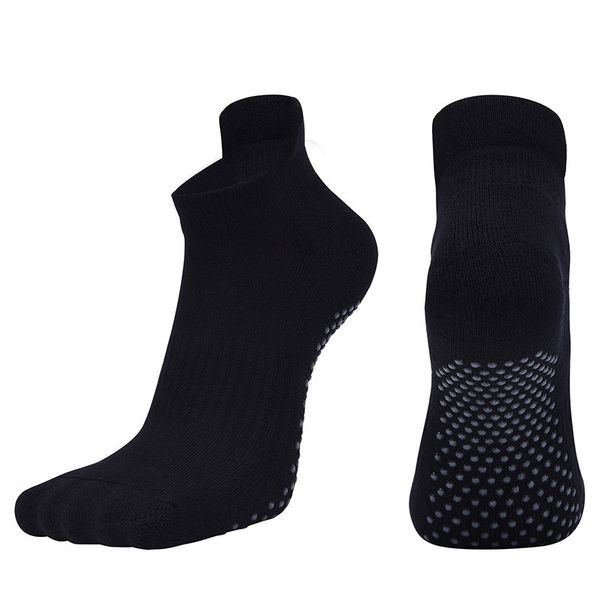 1 pair men women non slip yoga socks anti-skid grip cotton socks for pilates dance ballet gym fitness, Black
1 pair men women non slip yoga socks anti-skid grip cotton socks for pilates dance ballet gym fitness, Black