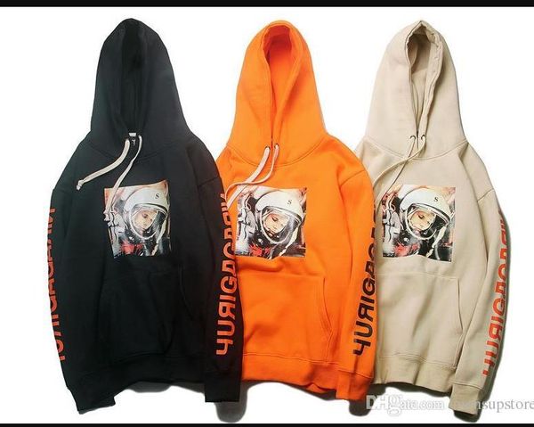 ssur hiphop men hooded hoodies astronaut printed designer long sleeved sweatshirts, Black
ssur hiphop men hooded hoodies astronaut printed designer long sleeved sweatshirts, Black