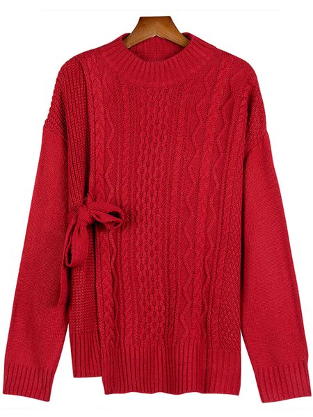 women's sweater loose lace retro twisted fork irregular thick winter sweater christmas sweaters knit pullovers female ml150, White;black
women's sweater loose lace retro twisted fork irregular thick winter sweater christmas sweaters knit pullovers female ml150, White;black